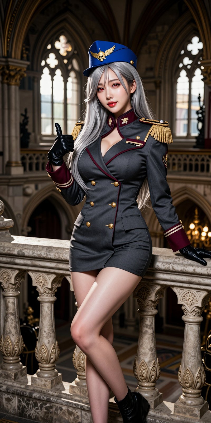 Image of a Korean woman Actual Photo: 2.0,  "A beautiful Korean woman boasting an hourglass figure,  round and voluptuous...
