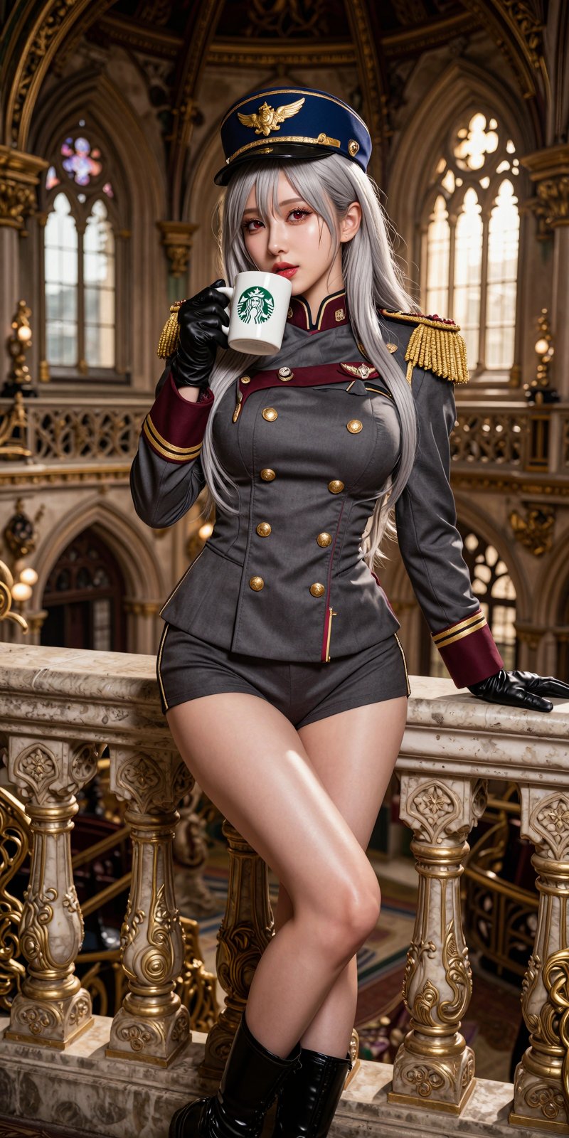 Image of a Korean woman Actual Photo: 2.0,  "A beautiful Korean woman boasting an hourglass figure,  round and voluptuous...