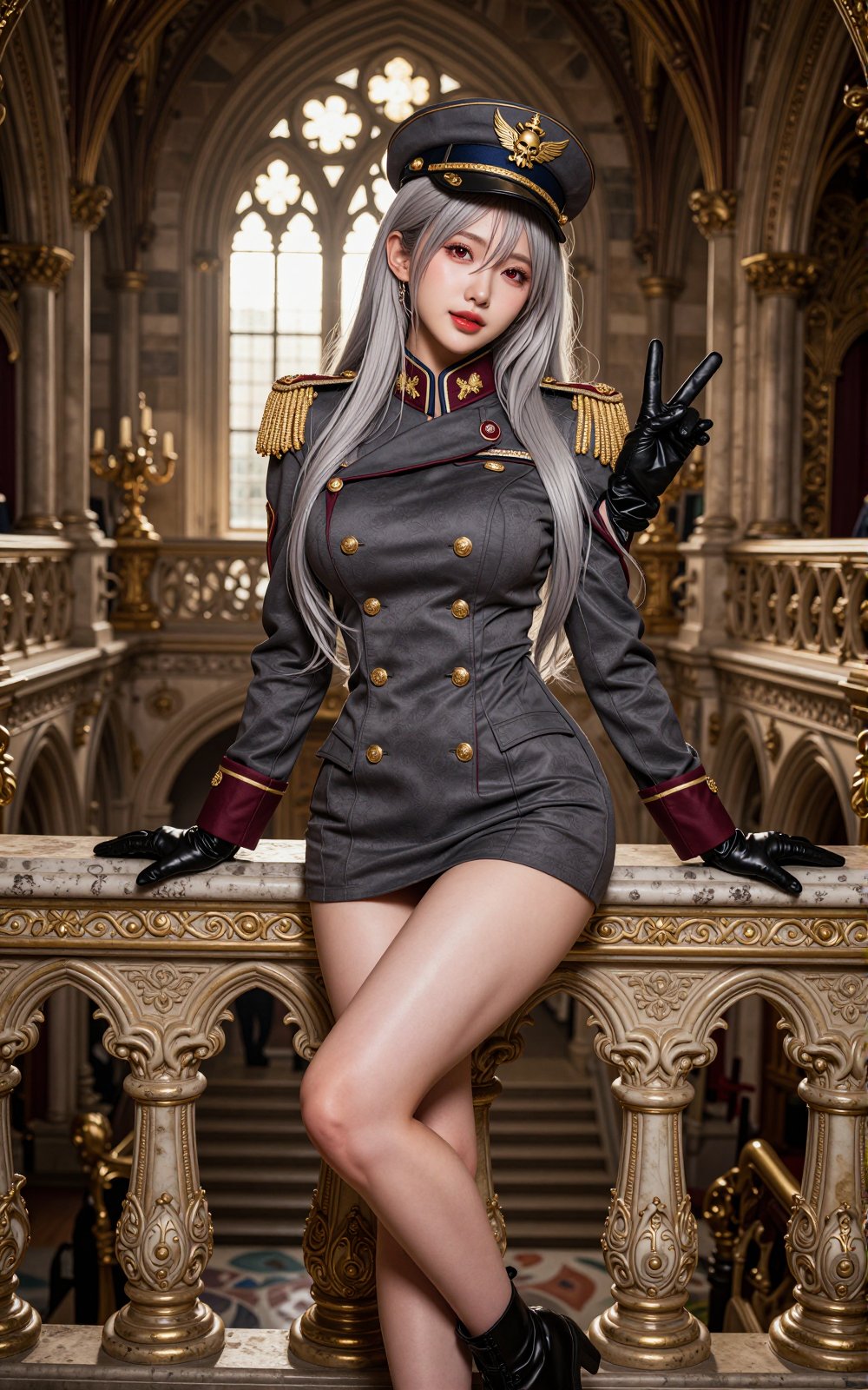 Image of a Korean woman Actual Photo: 2.0,  "A beautiful Korean woman boasting an hourglass figure,  round and voluptuous...