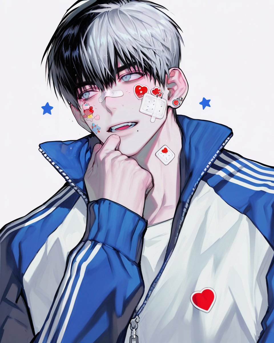 solo,  short hair,  blue eyes by KAIVAL on Tensor.Art