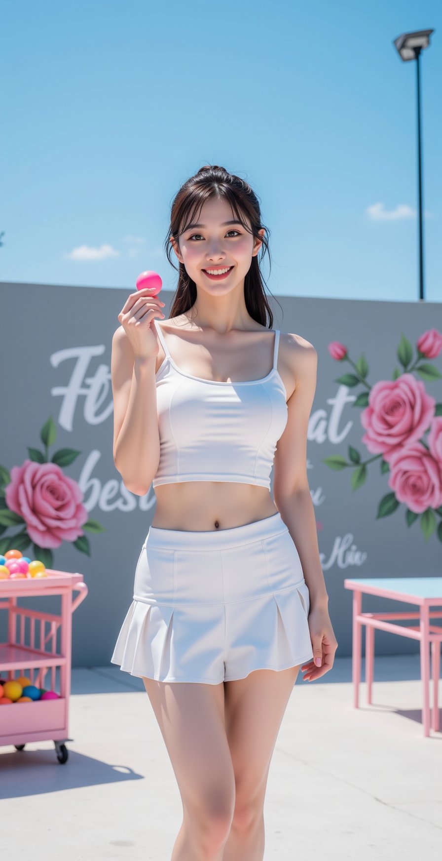 Image of a Korean woman Actual Photo: 2.0,  "A beautiful Korean woman boasting an hourglass figure,  round and voluptuous...