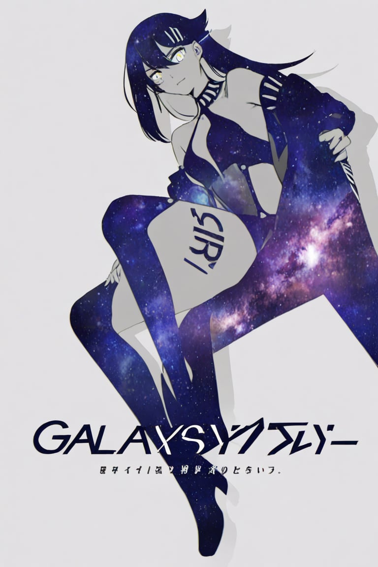 design silhouette,  galaxy_style,  monochrome by らび@kiyoka_succubus on Tensor.Art