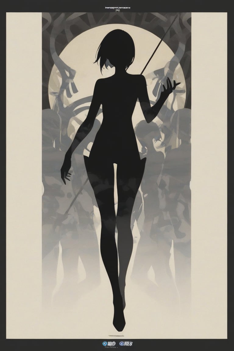 design silhouette by らび@kiyoka_succubus on Tensor.Art
