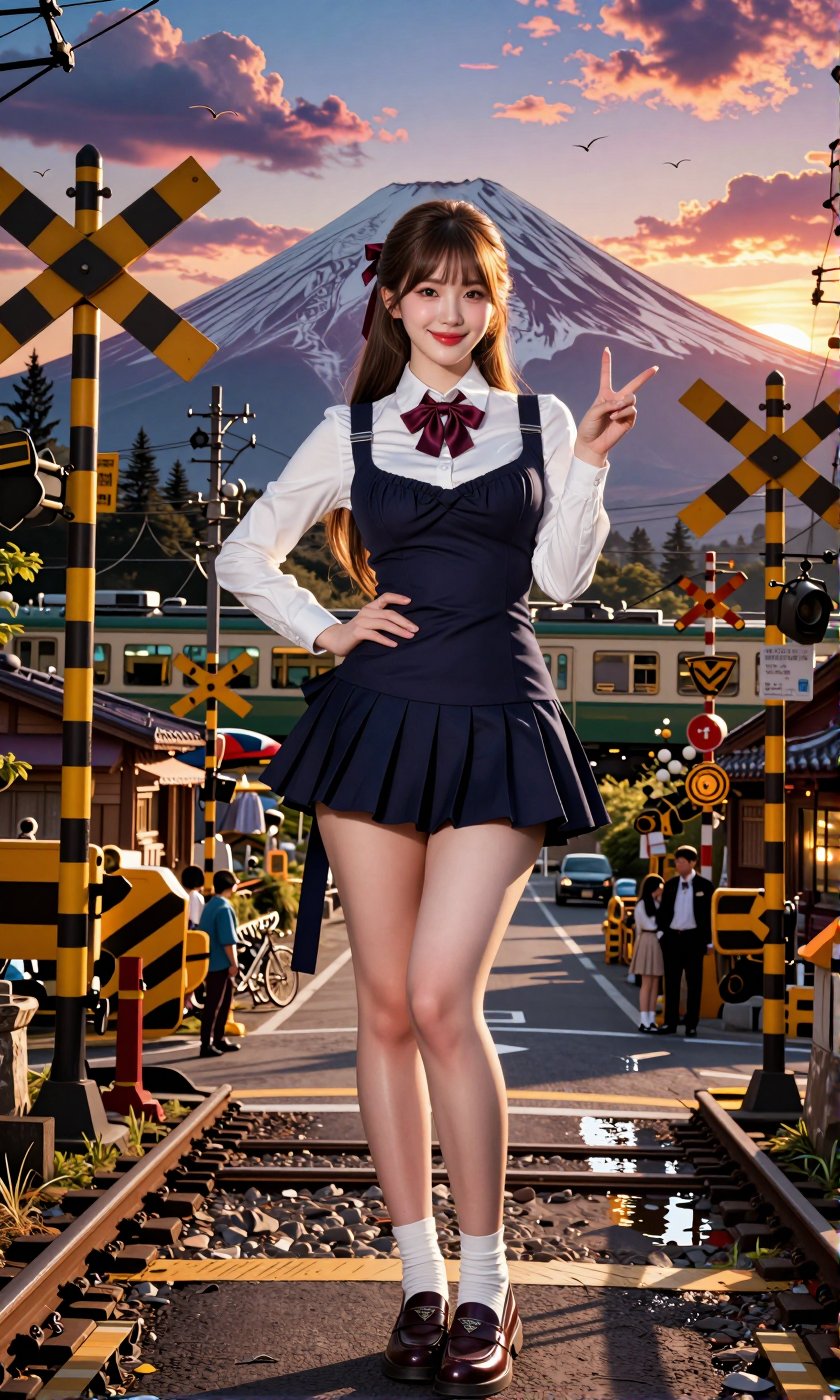 Image of a Korean woman Actual Photo: 2.0,  "A beautiful Korean woman boasting an hourglass figure,  round and voluptuous...