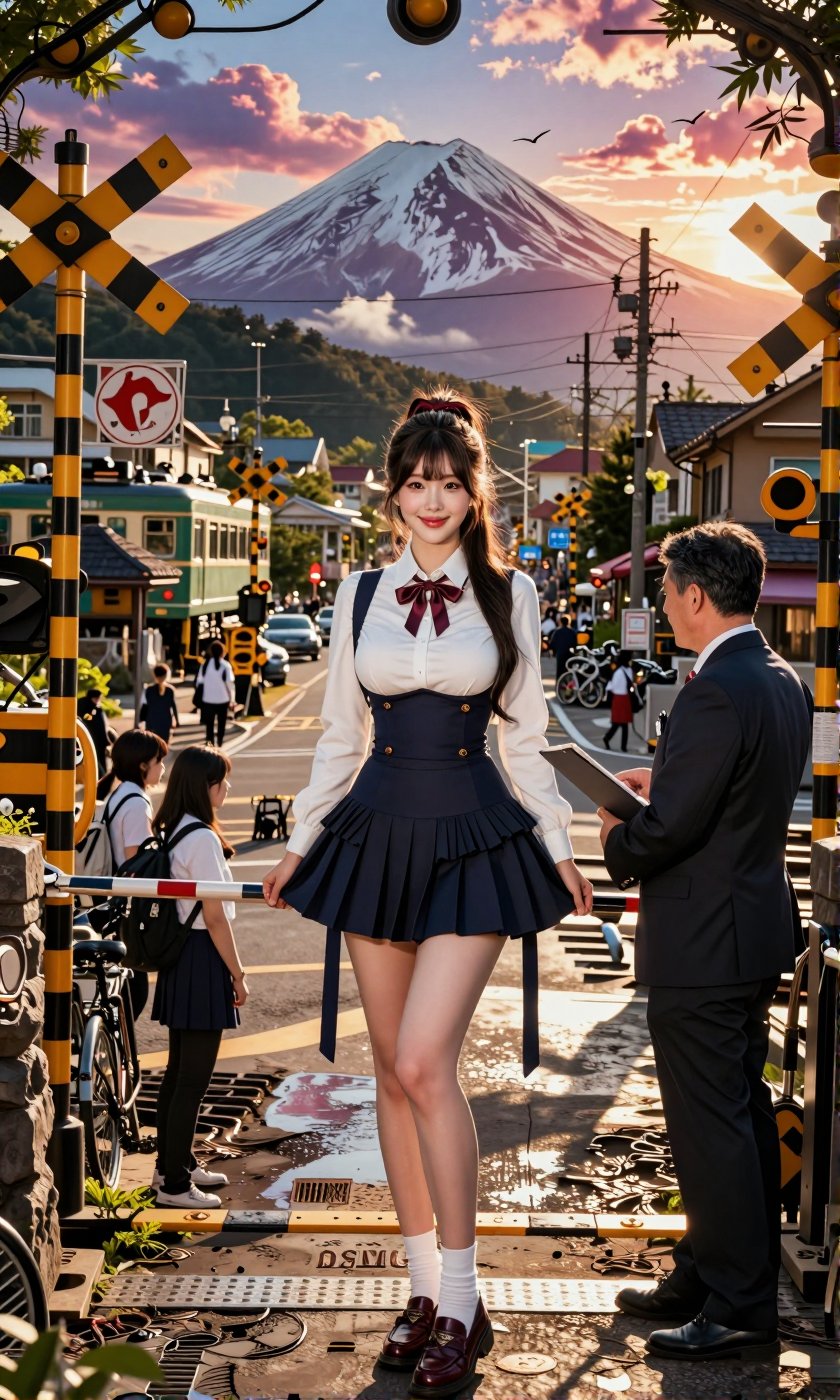 Image of a Korean woman Actual Photo: 2.0,  "A beautiful Korean woman boasting an hourglass figure,  round and voluptuous...