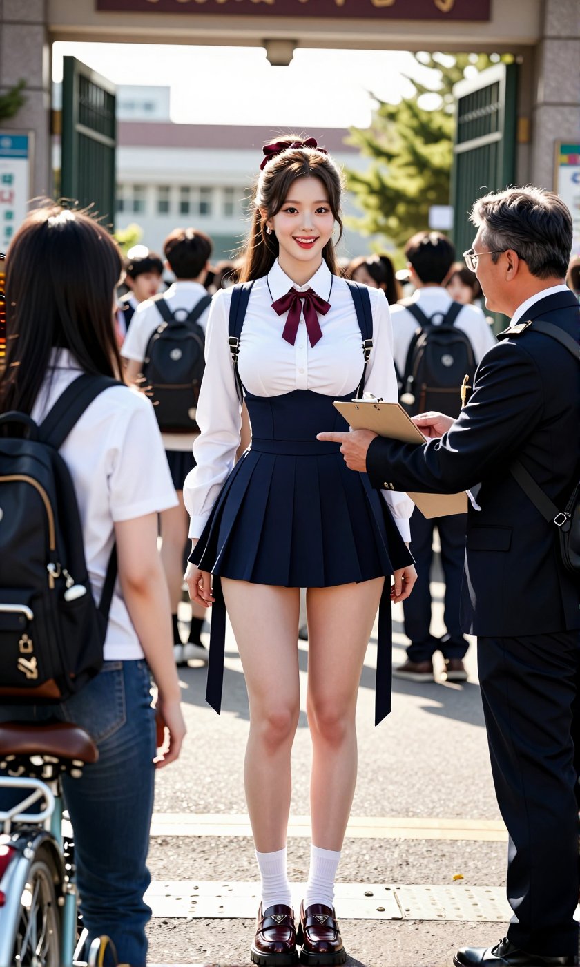 Image of a Korean woman Actual Photo: 2.0,  "A beautiful Korean woman boasting an hourglass figure,  round and voluptuous...