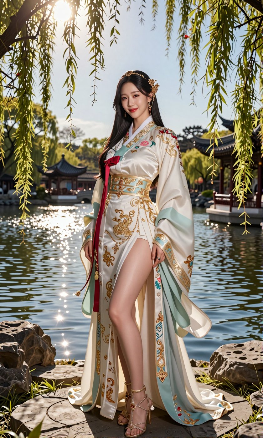 Image of a Korean woman Actual Photo: 2.0,  "A beautiful Korean woman boasting an hourglass figure,  round and voluptuous...