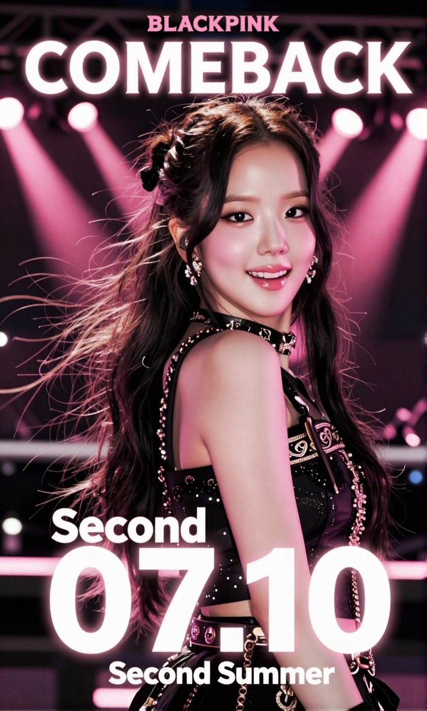 A Real-Life Photo of Korean Beauty BLACKPINK's Jisoo Real-life Photo of Korean Beauty BLACKPINK Jisoo Please create a K-PO...