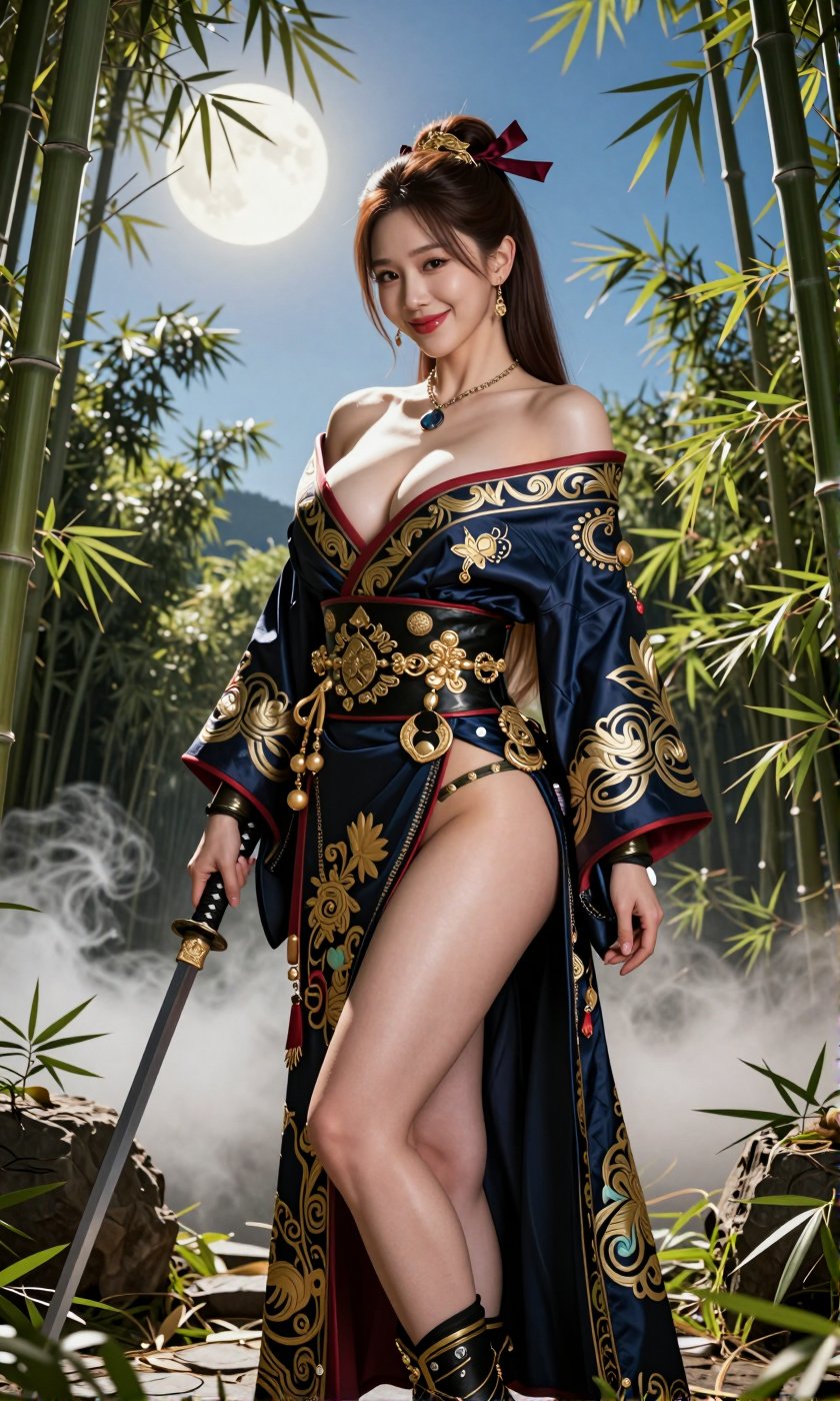 Image of a Korean woman Actual Photo: 2.0,  "A beautiful Korean woman boasting an hourglass figure,  round and voluptuous...