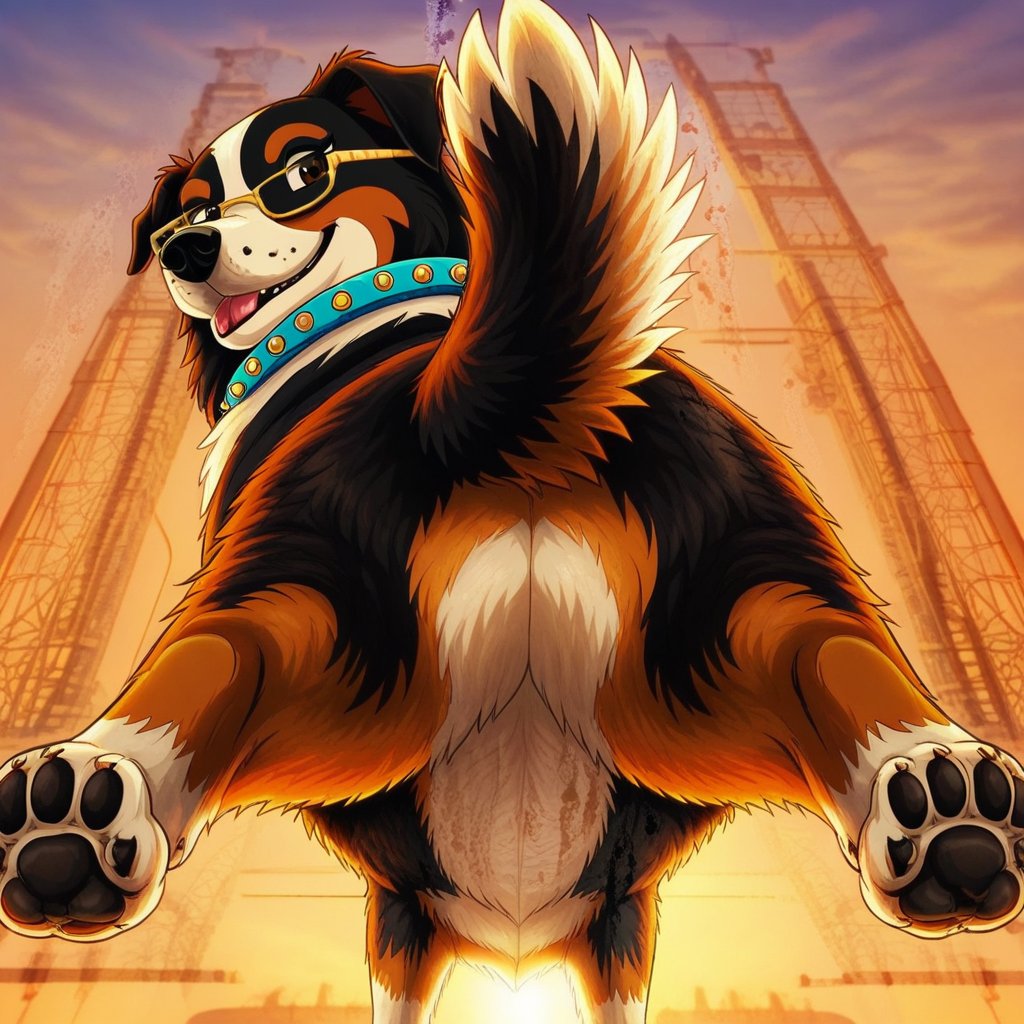 maggie Aussie,  feral,  solo by Xposing_Organisms on Tensor.Art