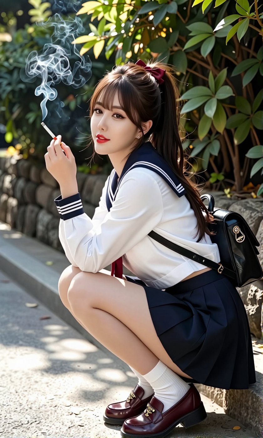 Image of a Korean woman Actual Photo: 2.0,  "A beautiful Korean woman boasting an hourglass figure,  round and voluptuous...