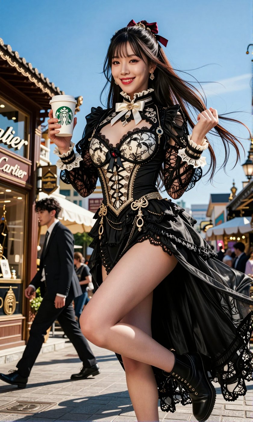Image of a Korean woman Actual Photo: 2.0,  "A beautiful Korean woman boasting an hourglass figure,  round and voluptuous...