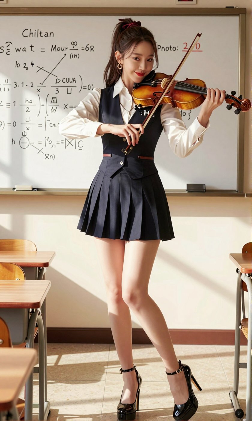Image of a Korean woman Actual Photo: 2.0,  "A beautiful Korean woman boasting an hourglass figure,  round and voluptuous...