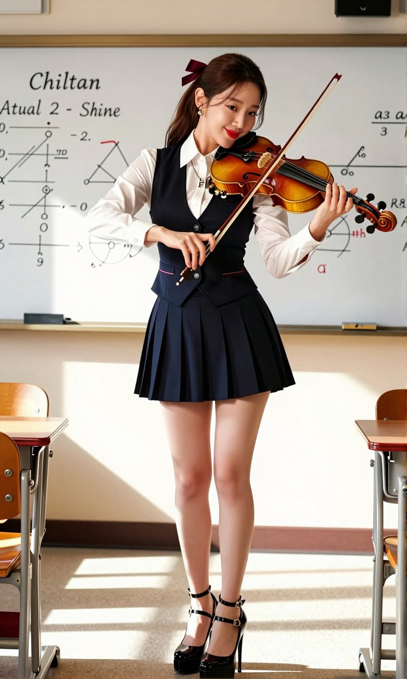 Image of a Korean woman Actual Photo: 2.0,  "A beautiful Korean woman boasting an hourglass figure,  round and voluptuous...