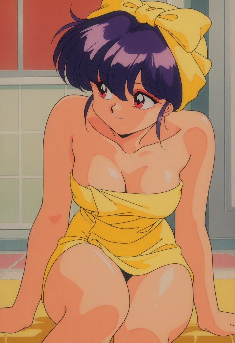 shampoobt,  purple hair,  red eyes by cs12345 on Tensor.Art