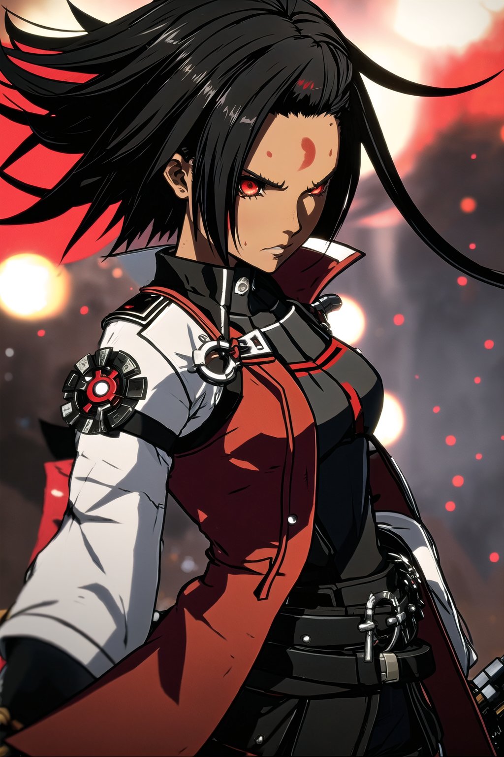 guiltys,  angry,  a battle girl by PikaDesigner on Tensor.Art