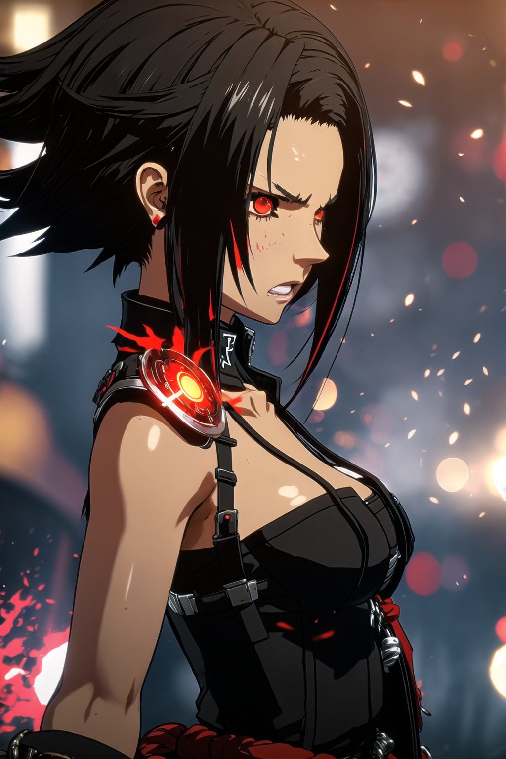 guiltys,  angry,  a battle girl by PikaDesigner on Tensor.Art