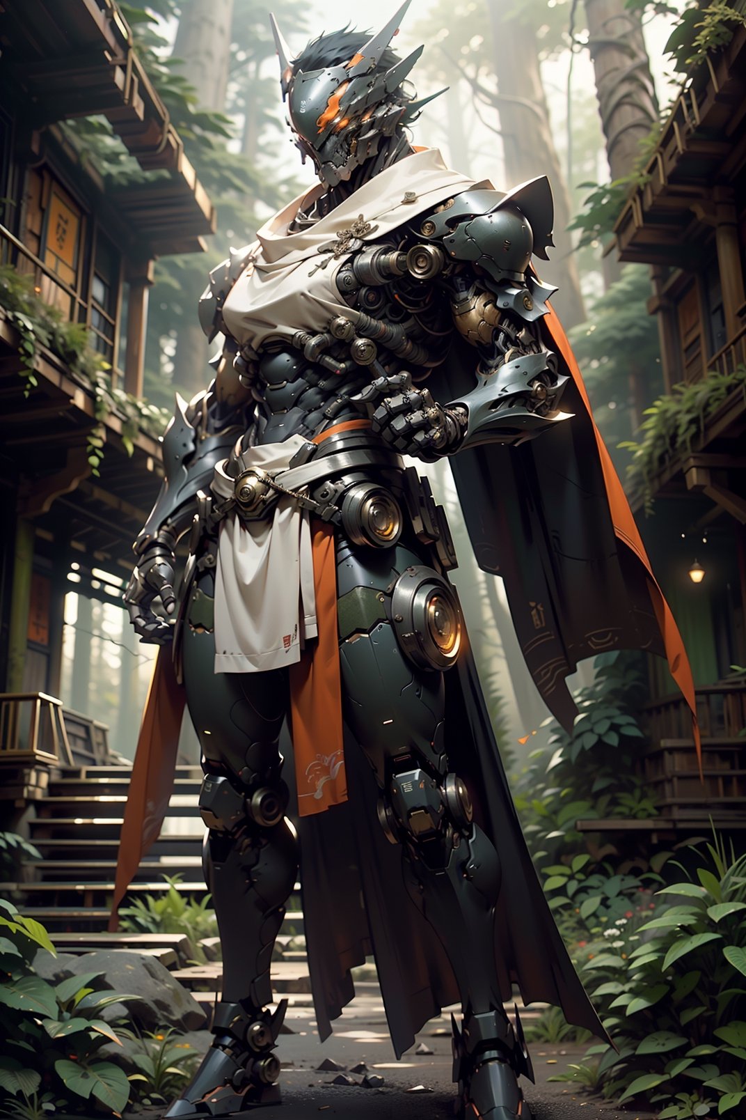highres,  ((pov front )),  in a Japanese temple background by  dream maker on Tensor.Art