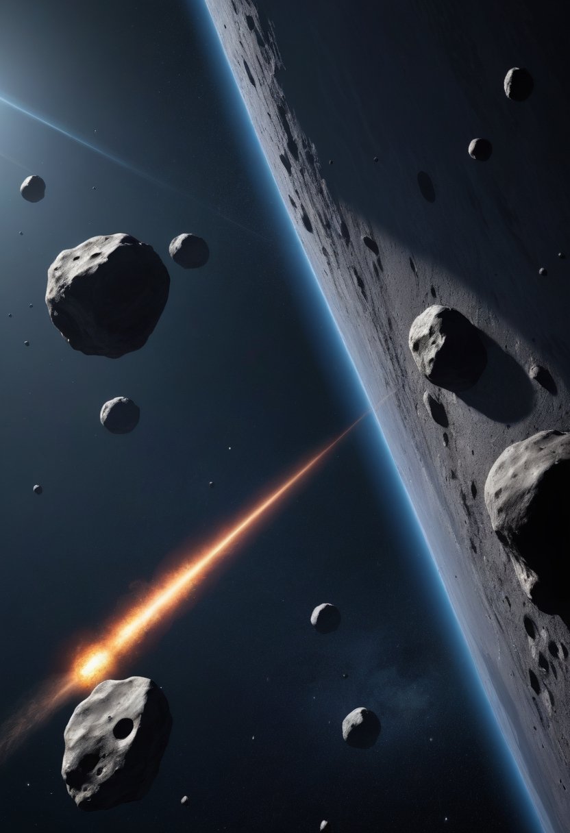 asteroid acceleration area