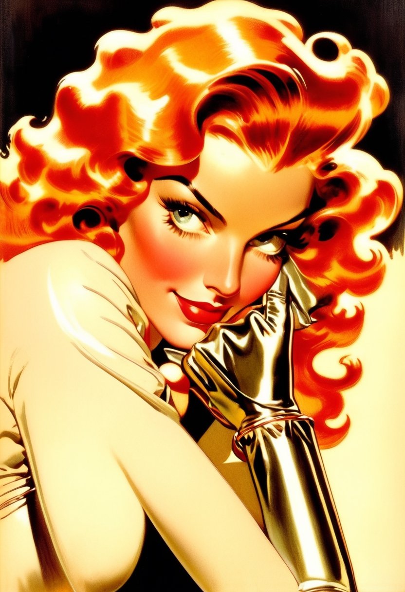Woman,  ginger,  Rollerball by NowhereManGo on Tensor.Art