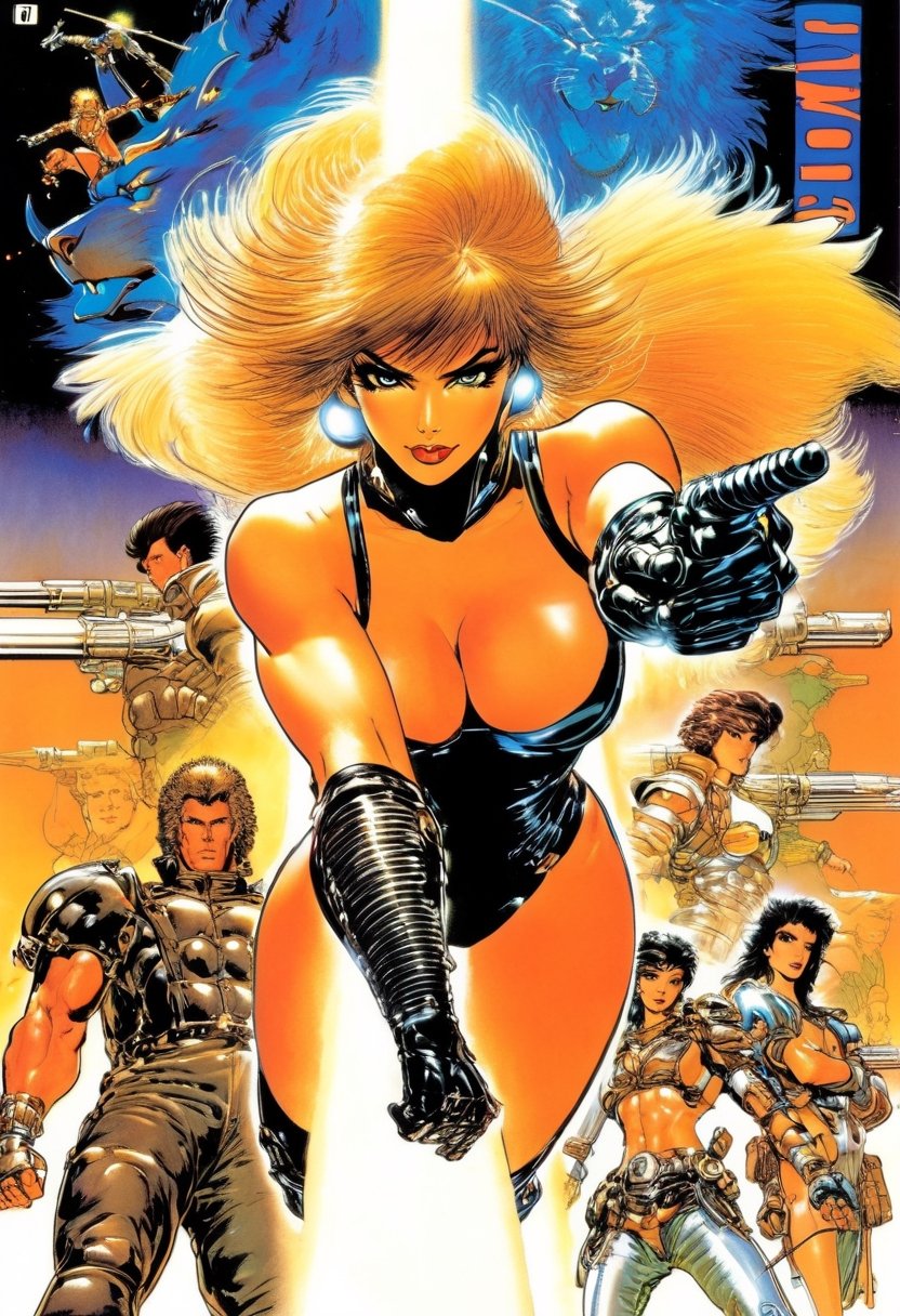 Rollerball,  art by Masamune Shirow by NowhereManGo on Tensor.Art
