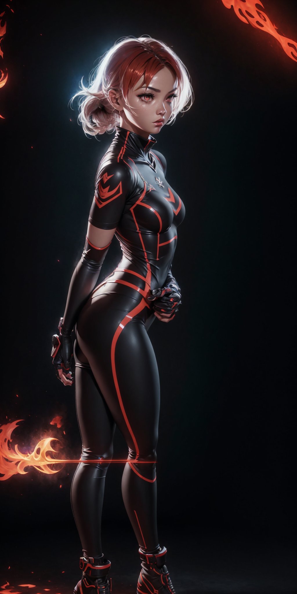 1girl,  tight clothes,  fiery eyes by [ASKARD] on Tensor.Art