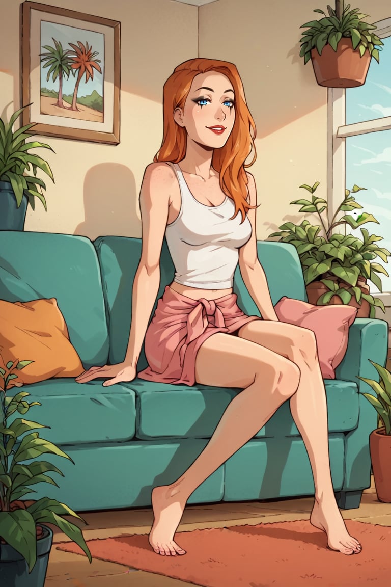 score_9, score_8_up, score_7_up, score_6_up,   marijuana:1.9, plant, leaf, potted plant, 1girl, couch, sitting, long hair, ginger hair,   420, bong, summer.smith