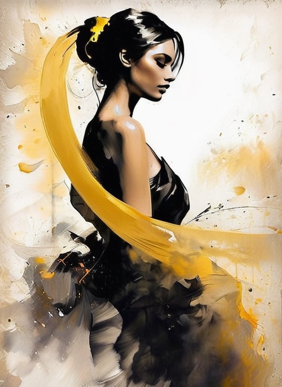 stunning half body portrait of a beautiful girl,  exclusive dress,  elegant by blue on Tensor.Art