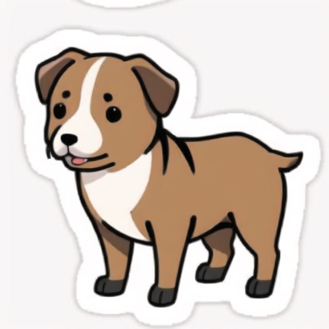 dog,  rsticker,  full body by Oliver DR on Tensor.Art