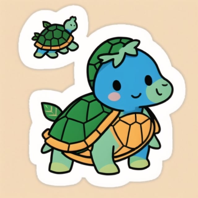 turtle,  rsticker,  full body by Oliver DR on Tensor.Art