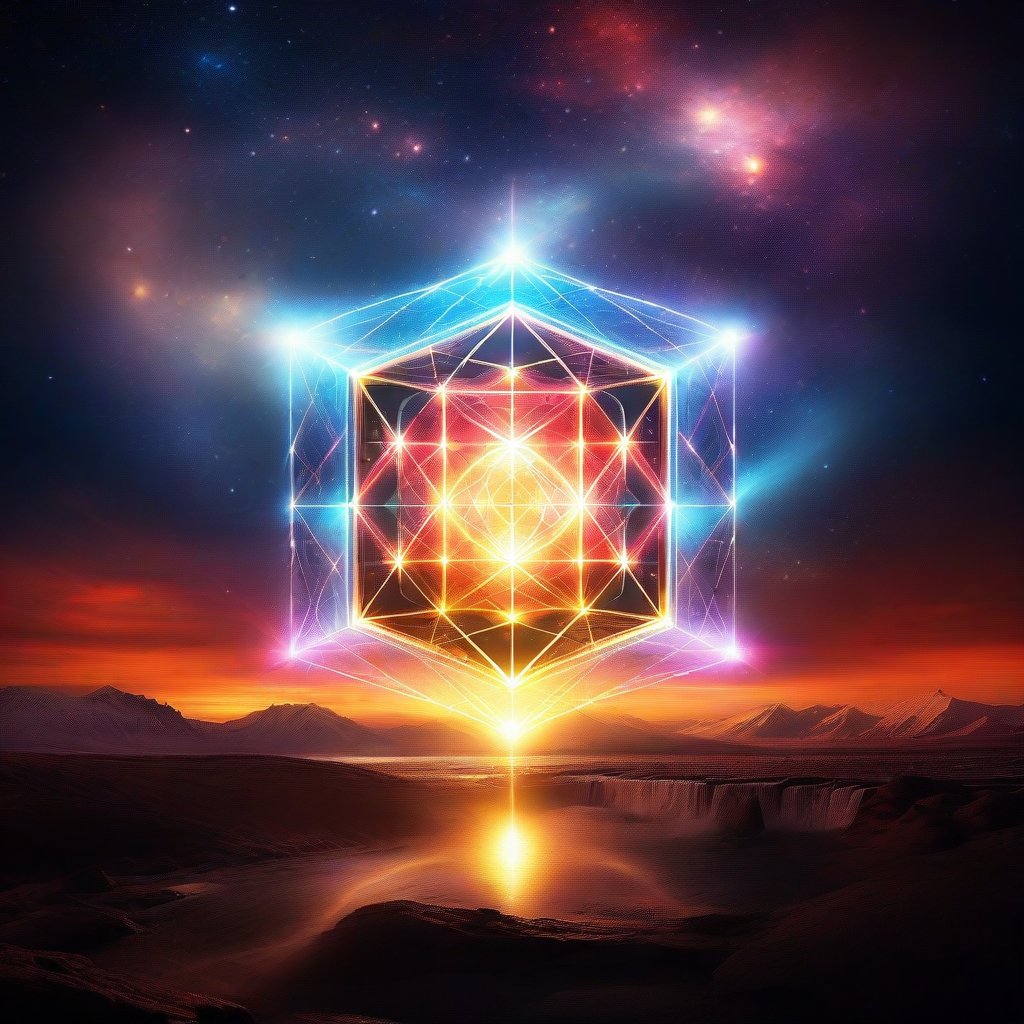 DIVINE CUBE, by greg rutkowski