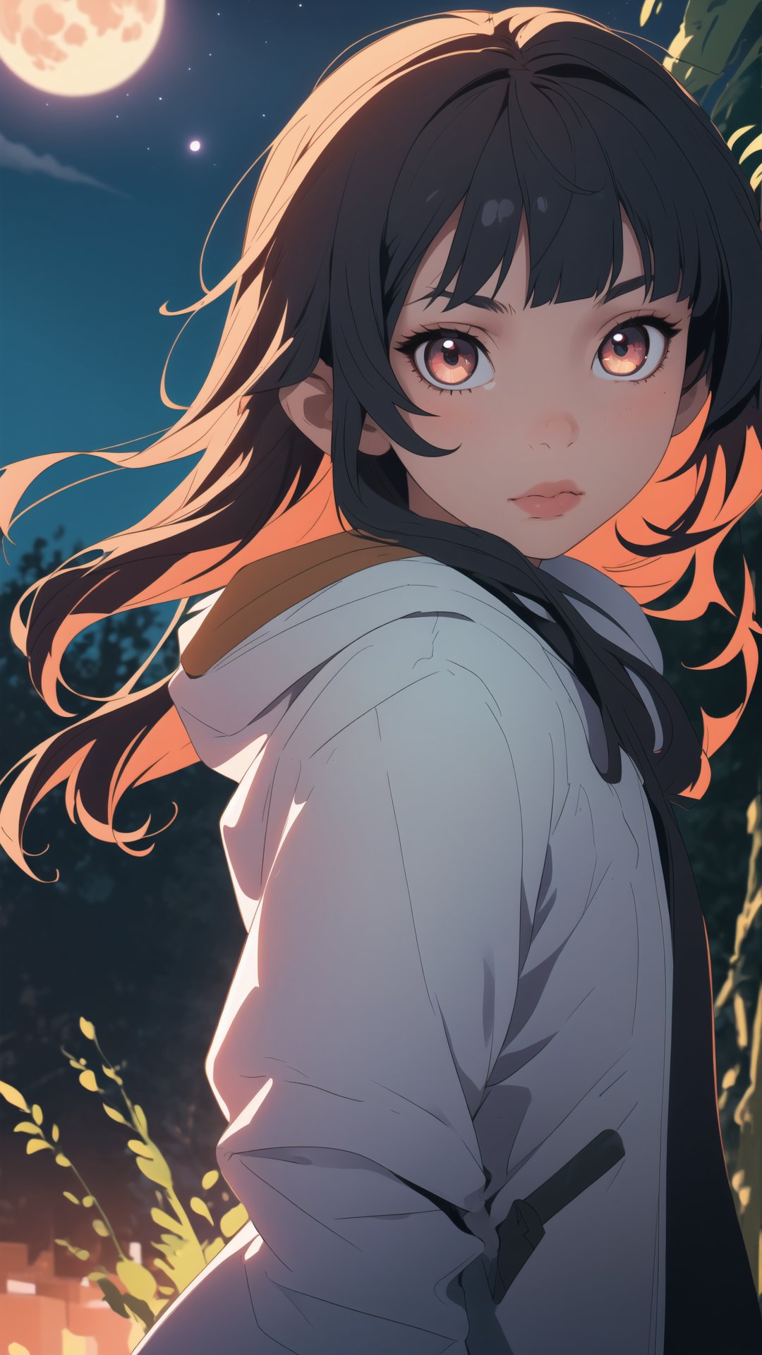 1girl,  looking at viewer,  blurry background by theDust_job on Tensor.Art