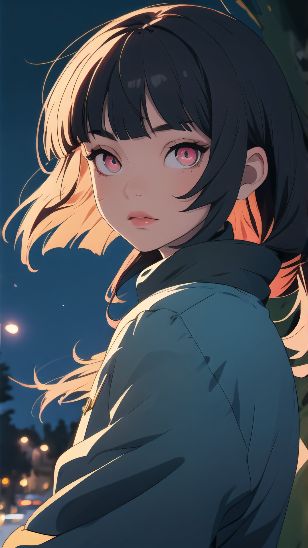 1girl,  looking at viewer,  blurry background by theDust_job on Tensor.Art