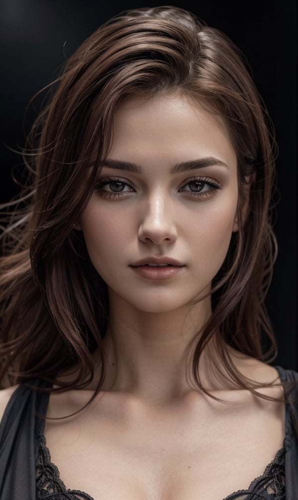  woman  (close-up, pro photograph of a 21 year old woman), (highly detailed face:1.4) (smile:0.7) (background inside dark, moody, private study:1.3) , POV, nikon d850, film stock photograph ,4 kodak portra 400 ,camera f1.6 lens ,rich colors ,hyper realistic ,lifelike texture, dramatic lighting , cinestill 800, 