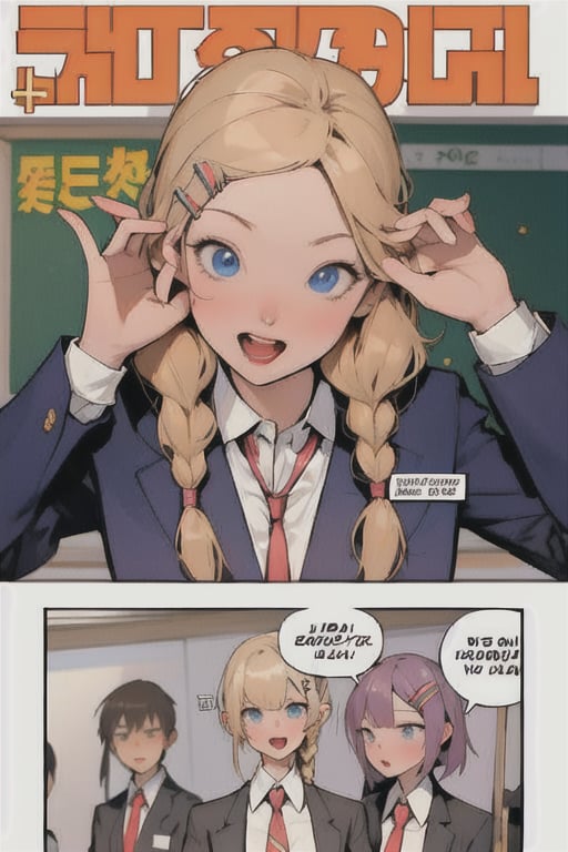 long hair,  short hair,  open mouth by Noob on Tensor.Art