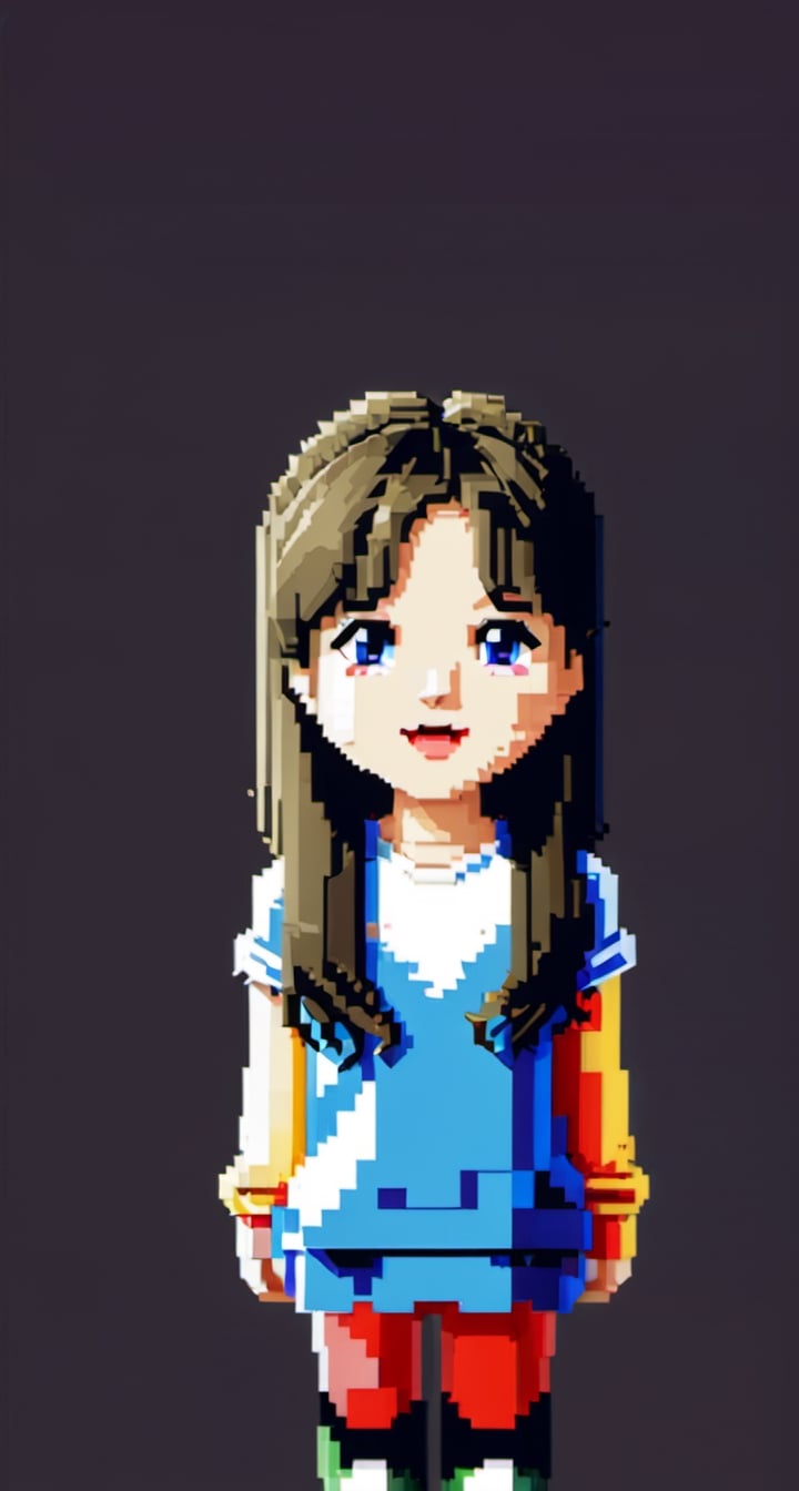 Pixel-art depiction of a girl - low-res, blocky, pixel art style, 8-bit graphics.
,pretopasin,lis4