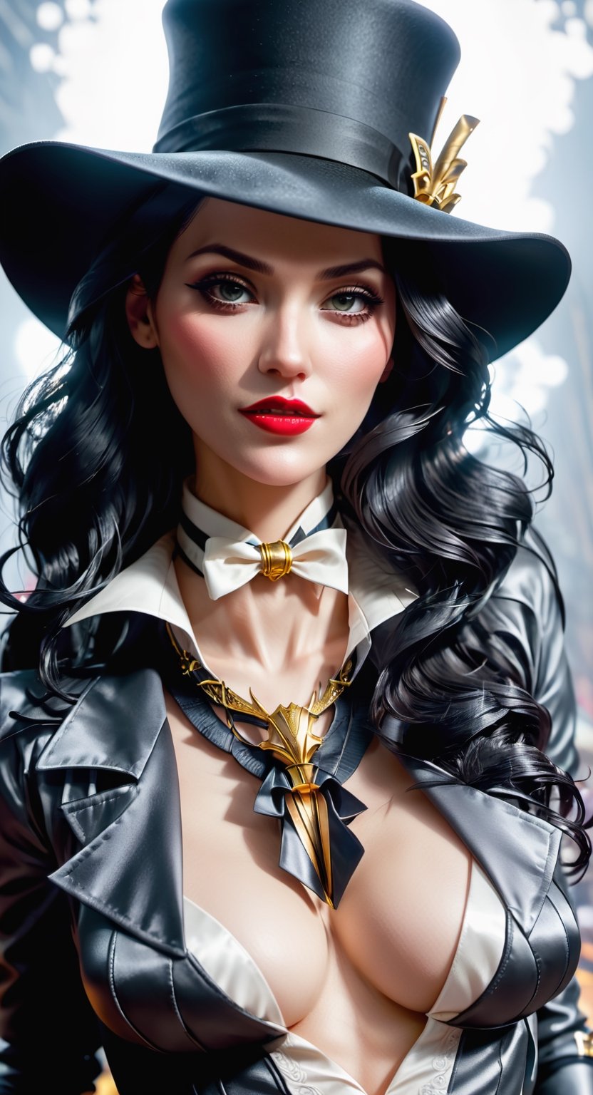 Ultra detailed shot of zatanna zatara