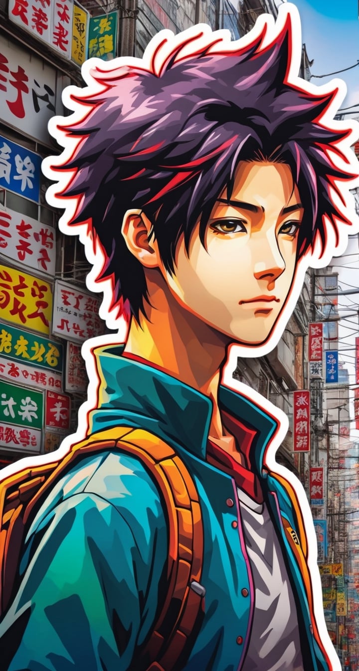 HDR Photo Sticker with TenTen**: TenTen's exquisite details highlighted in a vivid,  high-dynamic-range image.,  JoeMad St...