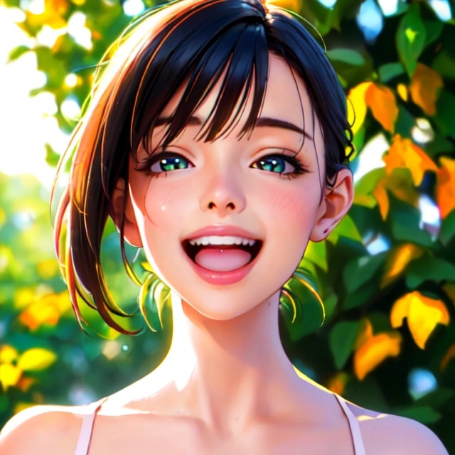 (best quality,4k,8k,highres,masterpiece:1.2),ultra-detailed,(realistic,photorealistic,photo-realistic:1.37),portraits,laughing faces,happy expressions,colorful,sunlit garden,girl with sparkling eyes,joyful atmosphere,warm sunlight,happiness and laughter,bright and vibrant colors