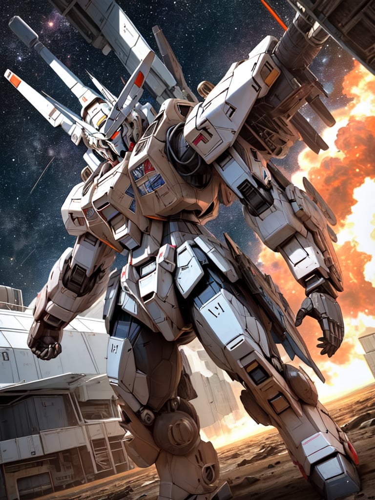masterpiece,  high quality,  two gundam by QQ on Tensor.Art