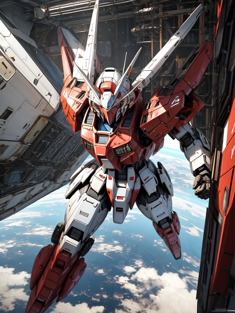 masterpiece,  high quality,  two gundam by QQ on Tensor.Art