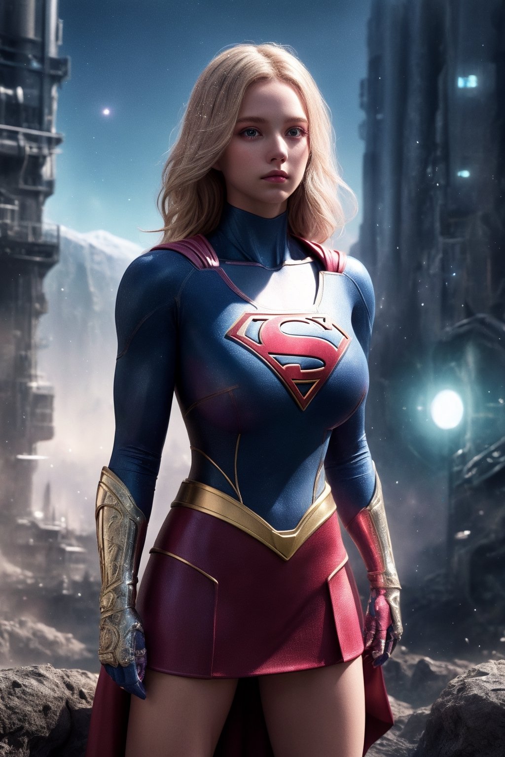 Supergirl (big tits) from DC Comics, combat stance, highly detailed, sexi, revealing, vibrant appearance, creative behavior, extremly detailed, imaginative, , spontaneous, highest quality, skin texture, intricate details, (cinematic lighting), RAW photo, 8k, masterpiece,best quality,ultra-detailed,very detailed illustrations,extremely detailed,intricate details,highres,super complex details,extremely detailed 8k cg ,sks woman