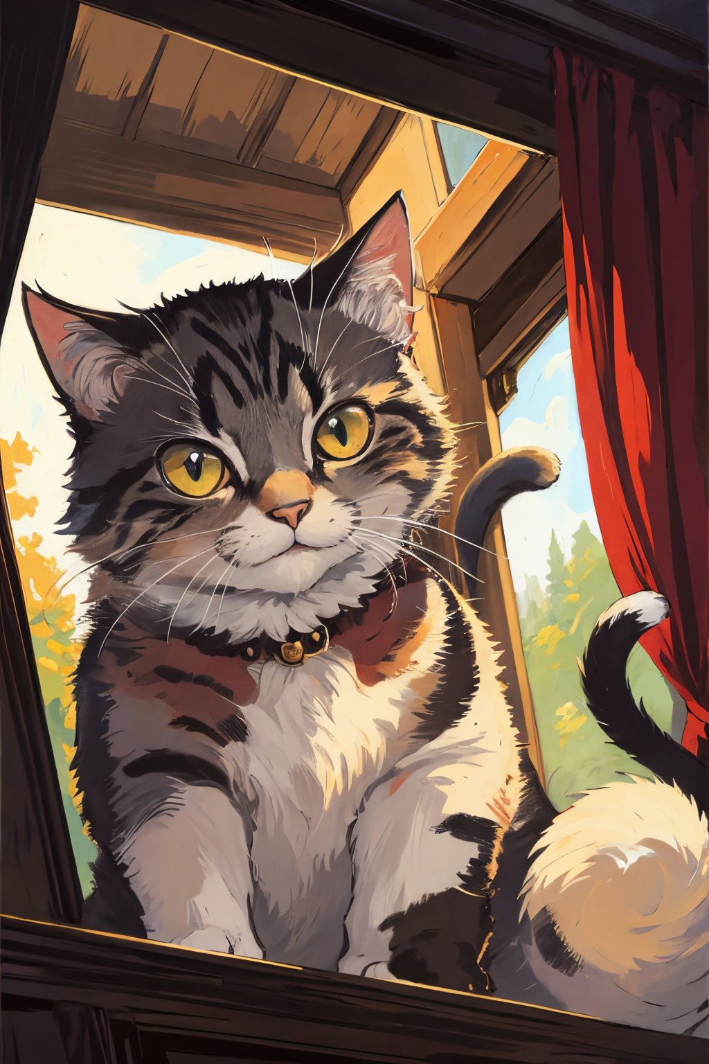 masterpiece,  best quality,  cat by tomtomW on Tensor.Art