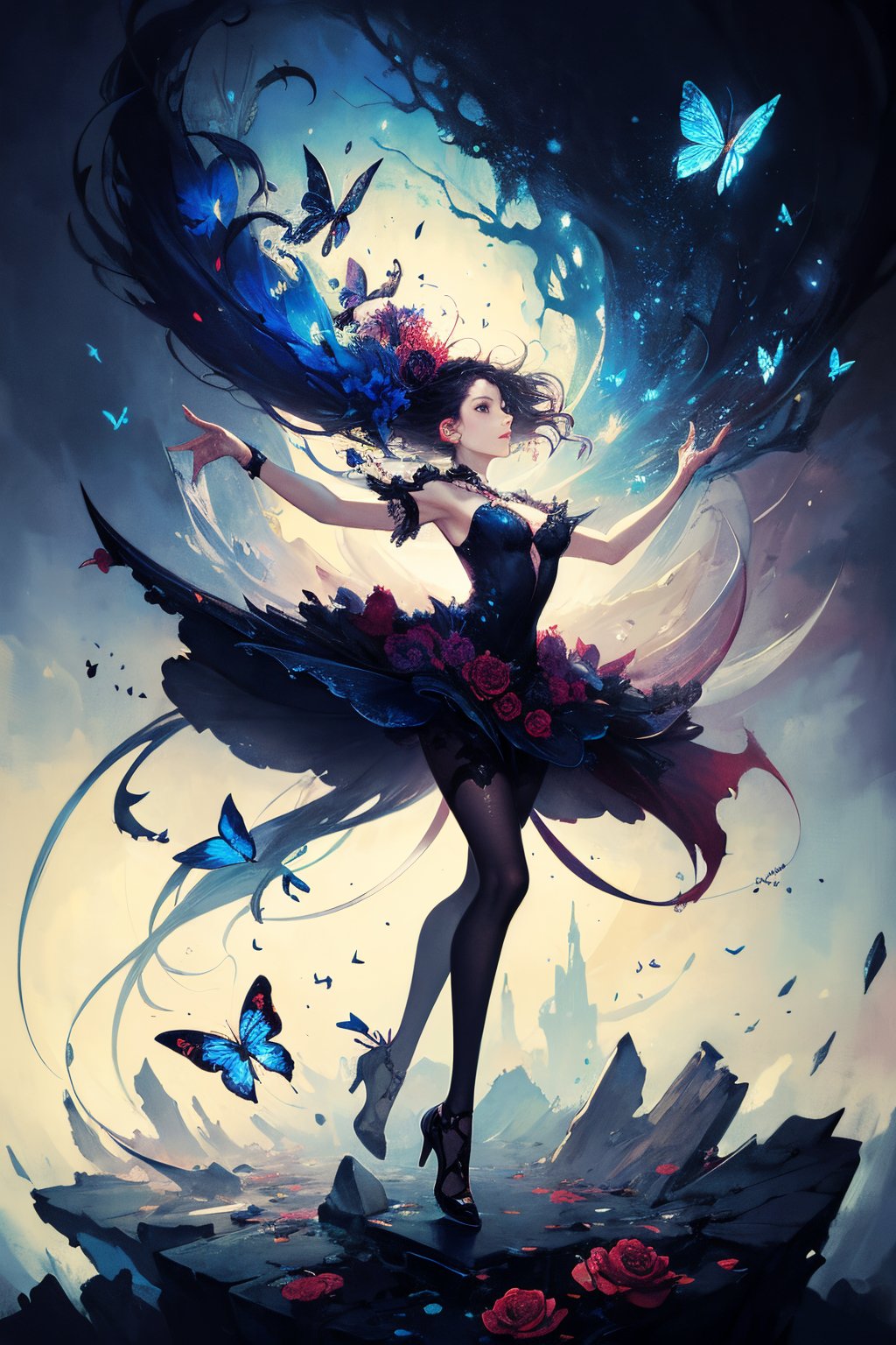 chaos,  elegant,  vivid colors by tomtomW on Tensor.Art