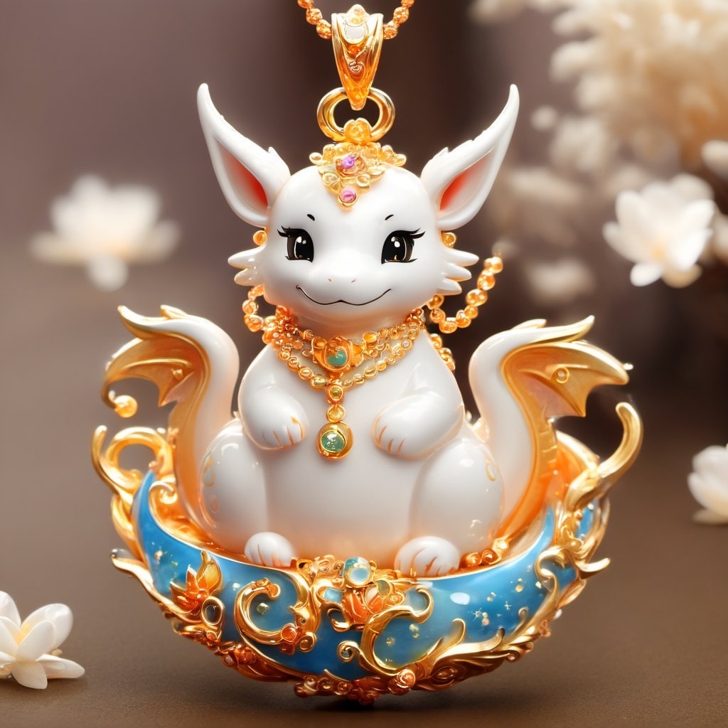 Holy Dragon Pendant,  masterpiece,  best quality by YUEYUEAI月月AI on Tensor.Art