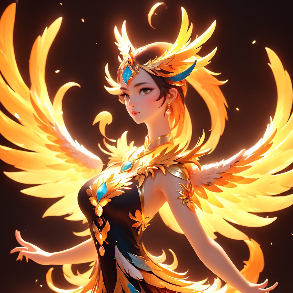 phoenix,  masterpiece,  best quality by YUEYUEAI月月AI on Tensor.Art