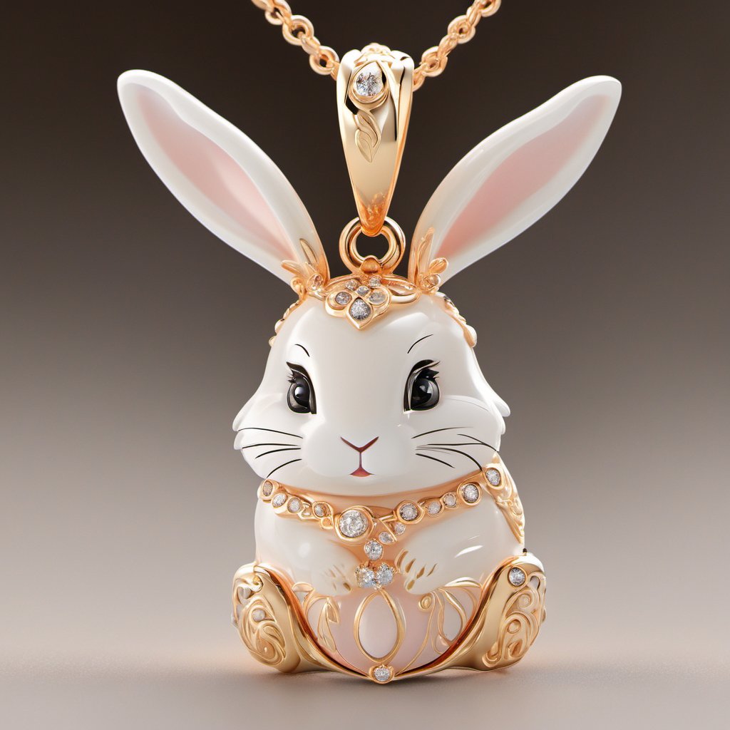 rabbit Pendant,  masterpiece,  best quality by YUEYUEAI月月AI on Tensor.Art