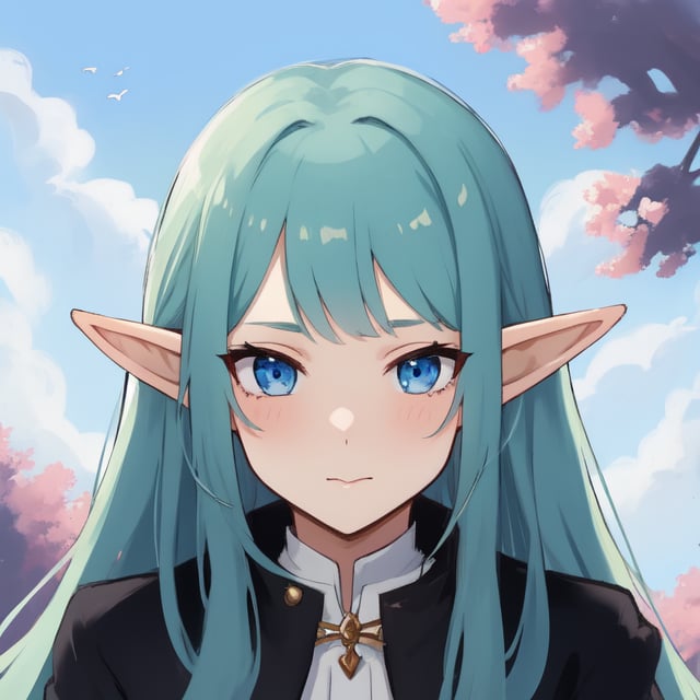 Cute man, elf ears, detailed