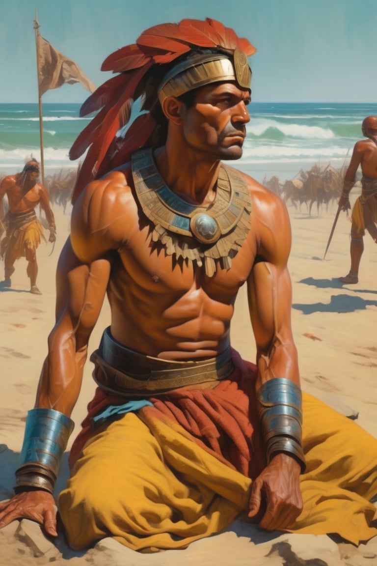 ((masterpiece), (extremely intricate), fantasy, ((hyper-realistic, 4K, 331 BC),

(Images of 5 slaves working on Spartan fields; some are sitting and dirty, highlighting their enslaved status.

(((colorful ancient Spartan clothing, intricate details on clothing))), (perfect composition:1.4), aspect ratio 1:1, beach, deviantart hd, artstation hd, concept art, detailed face and body, award-winning photography, margins, detailed face, professional oil painting by Ed Blinkey, Atey Ghailan, Jeremy Mann, Greg
