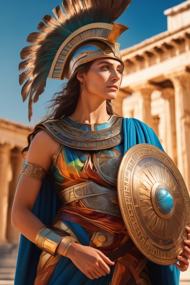 (masterpiece), (extremely intricate), fantasy, (((hyperrealistic, 8K, Ancient Greek mythology,)

Greek Goddess Metis holding a helmet.

(colorful Greek God's clothing, intricate details), ( perfect composition:1.4 ) Deviantart HD, art station hd, concept art, detailed face and body.
